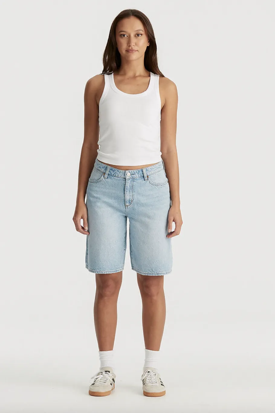 WRANGLER MID FARRAH BAGGY SHORT - 85 FADE