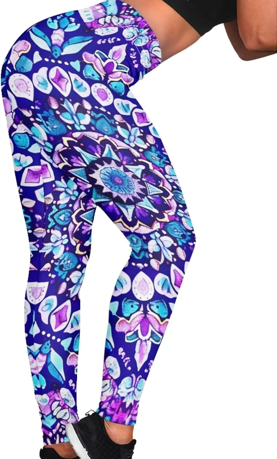 Xhuibop Women Yoga Pants Tummy Control Workout Leggings Stretch Fitness Tights Butt Lifting