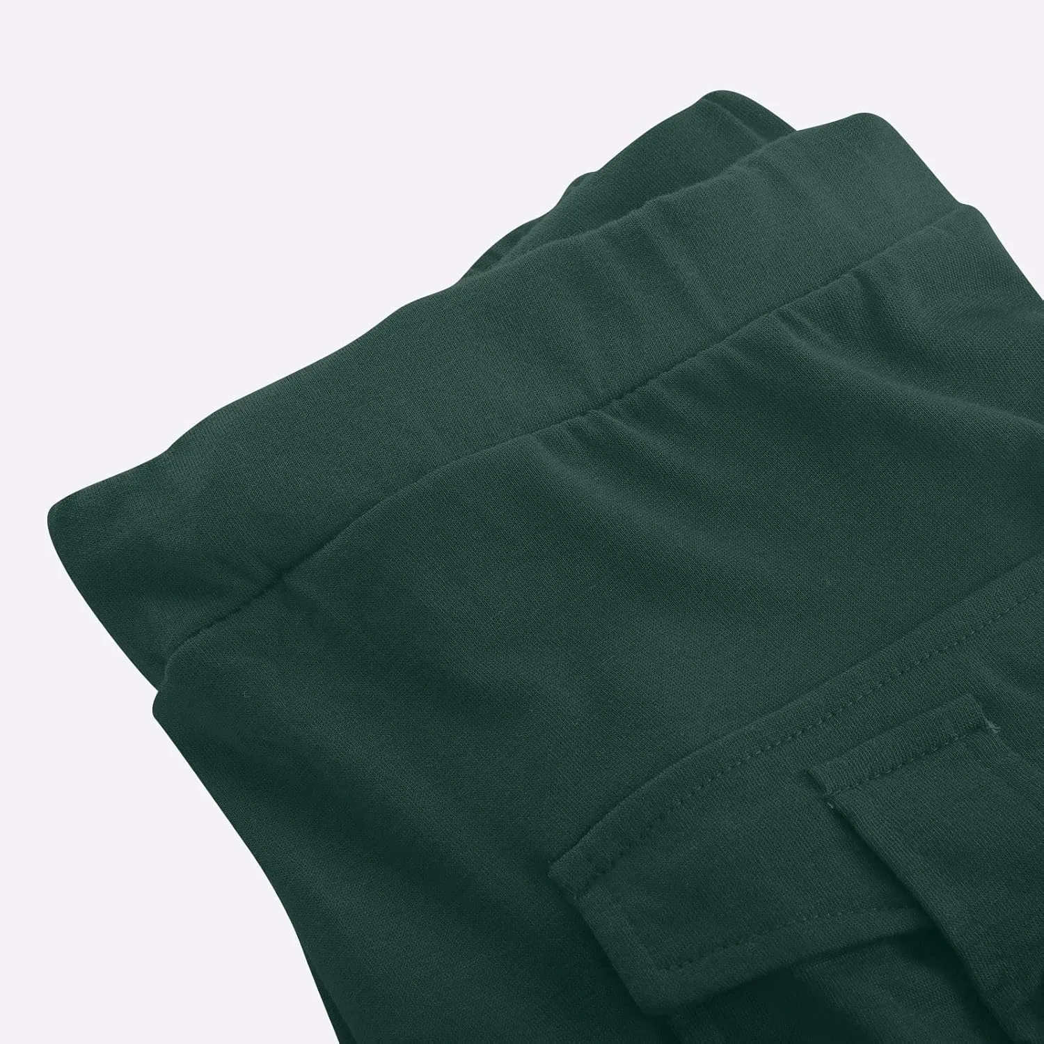 ZDRZK Capri Cargo Pants for Women Casual Plus Size High Waist Workout Yoga Pants with Pockets Comfy Cropped Trousers